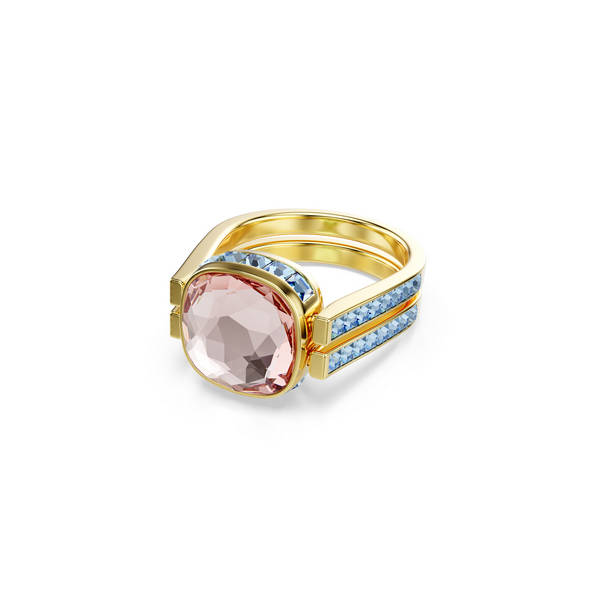 Swarovski Chroma Ring, Multicolor, Zlatni ton