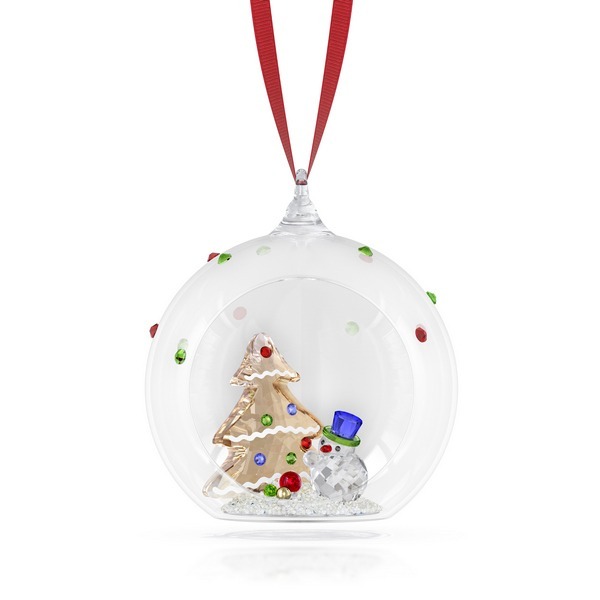 Holiday Cheers Tree and Snowman Ball ukras