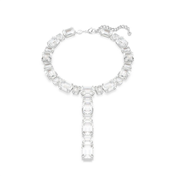 Millenia Y Ogrlica, Octagon cut, Bijela