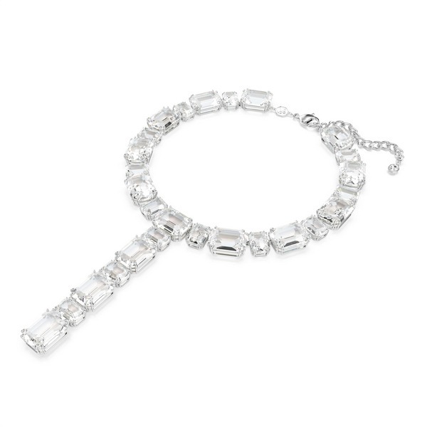 Millenia Y Ogrlica, Octagon cut, Bijela