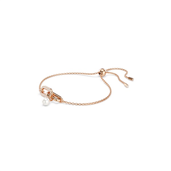 Constella narukvica, Kristal pearl, Round cut, Bijela