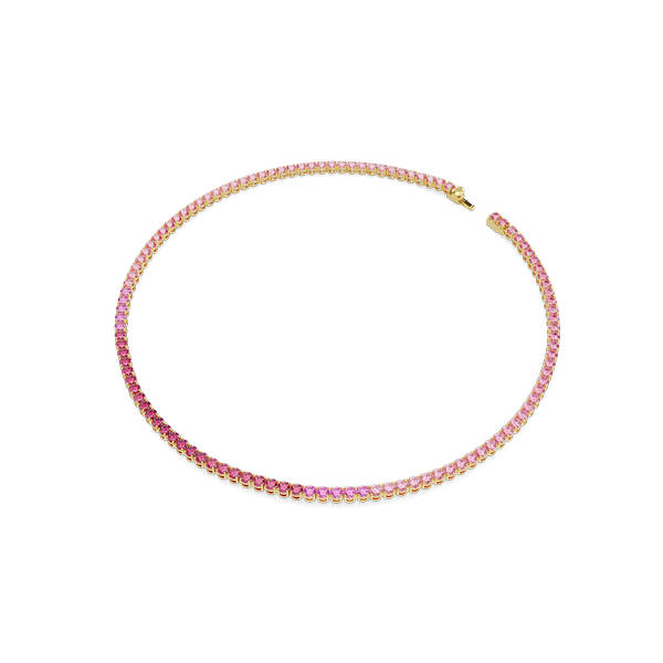 Matrix Tennis Ogrlica, Roza, Pozlata