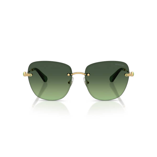 Sunčane Naočale, Kockasti Oblik, Zelena